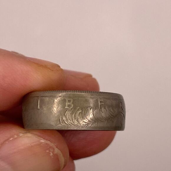 2018 Kennedy Half Dollar Coin Ring Wide Band Chunky Bold - Picture 9 of 11